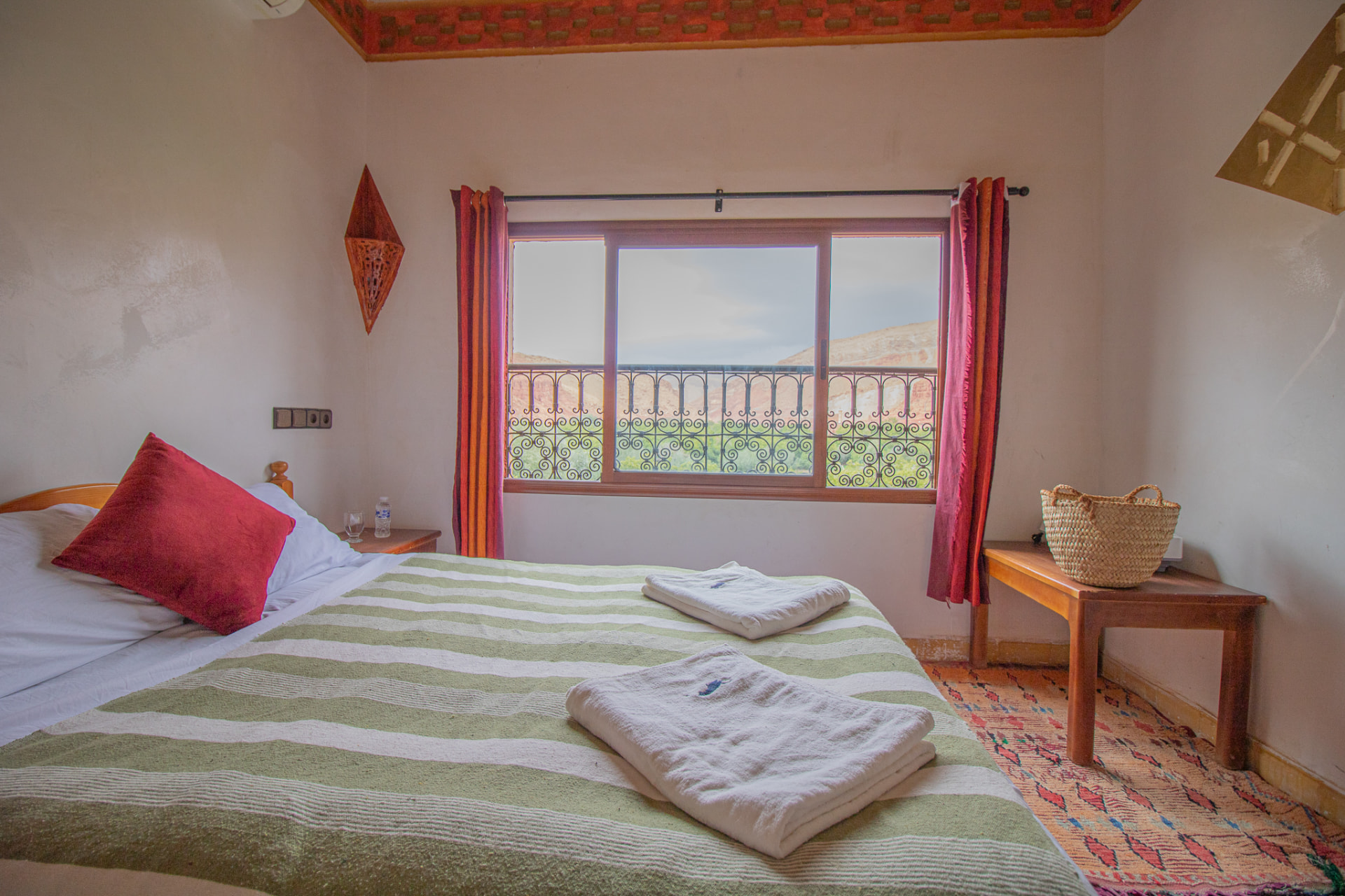 Double Room — Balcony View at Hotel Awayou Valée Rose — photograph 2 of 3