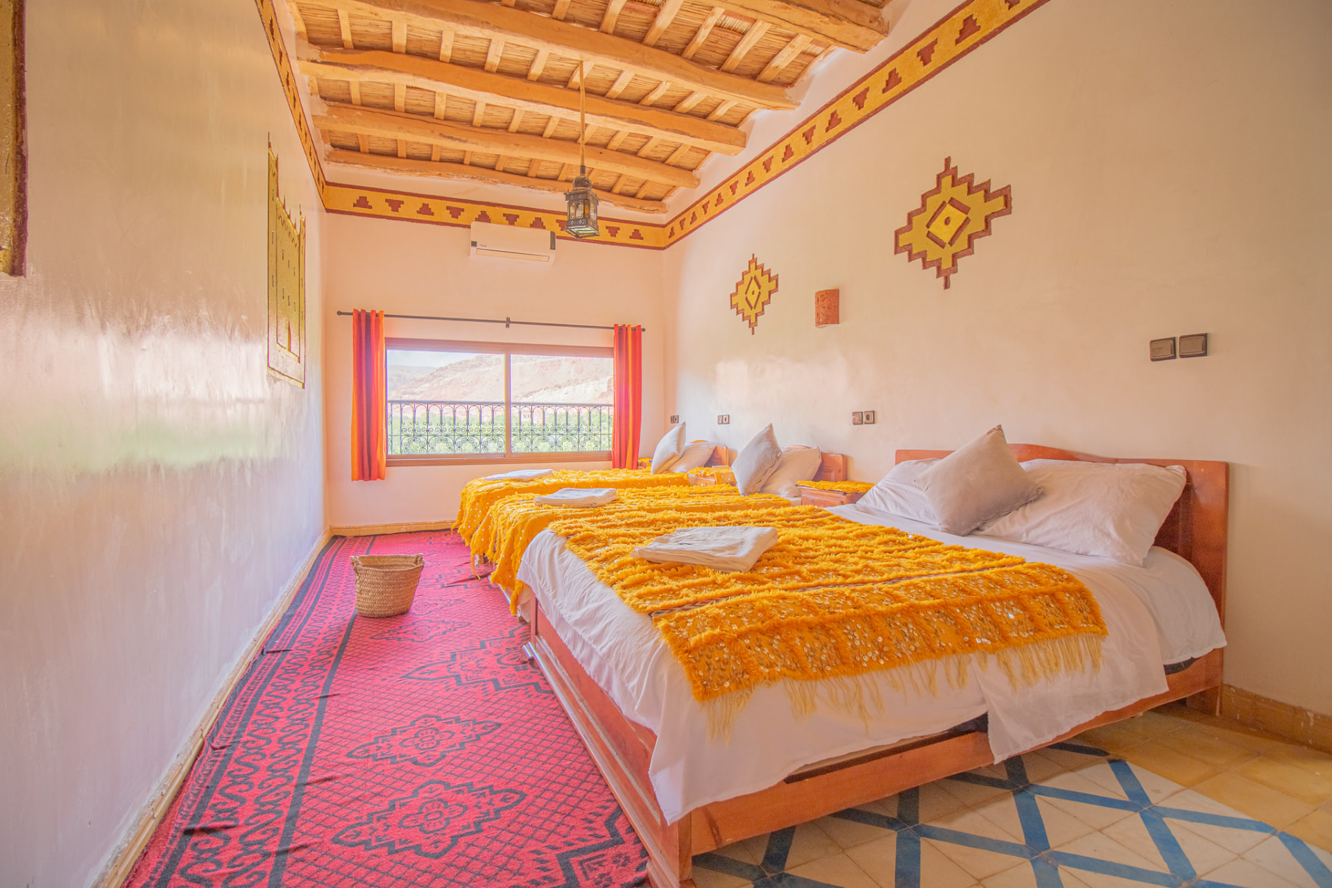 Triple Room at Hotel Awayou Valée Rose in Boutghrar, Rose Valley